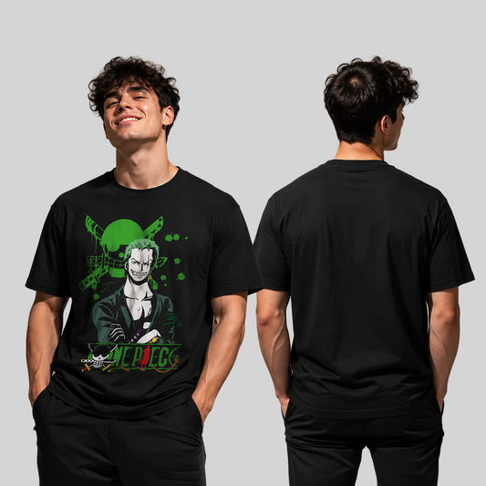 Camiseta Algodon Roronoa Zoro Art