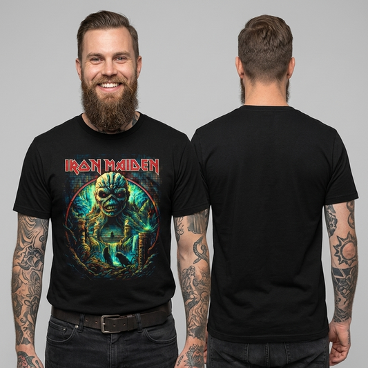 Camiseta Algodon Iron Maiden art