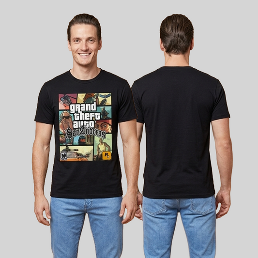 Camiseta Algodon Grand Theft Auto San Andreas