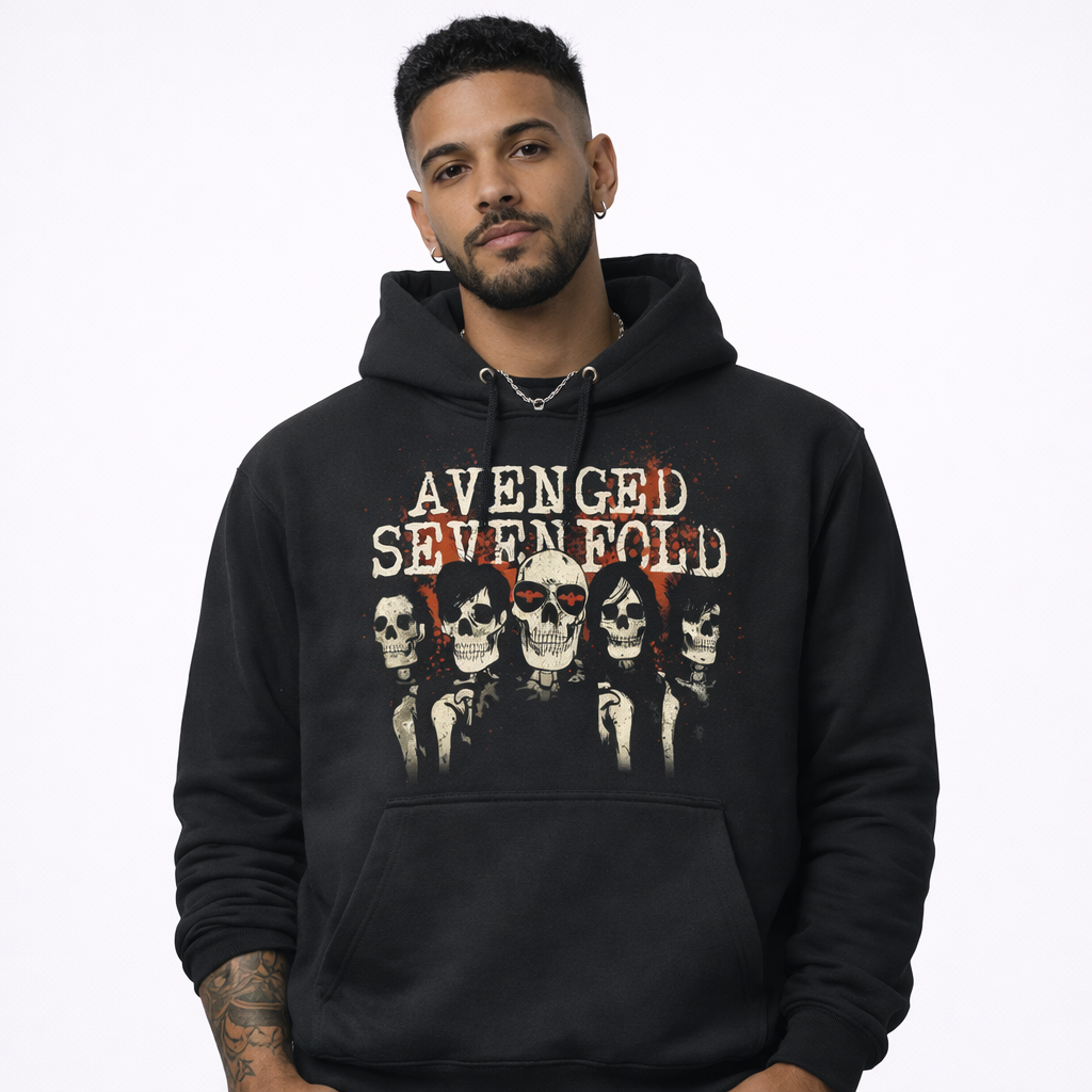 Buzo Capota Avenged Sevenfold Grupo Skull
