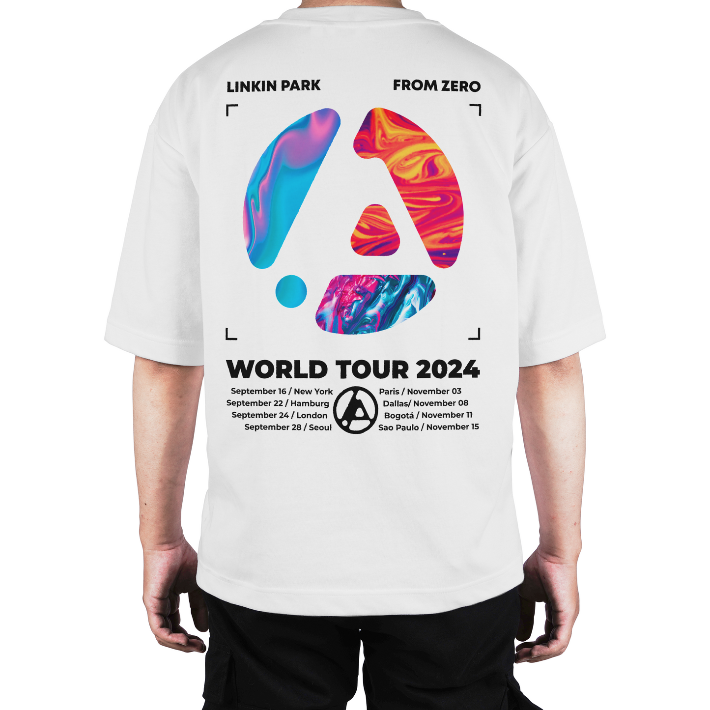 Camiseta Oversize Linkin Park From Zero Tour