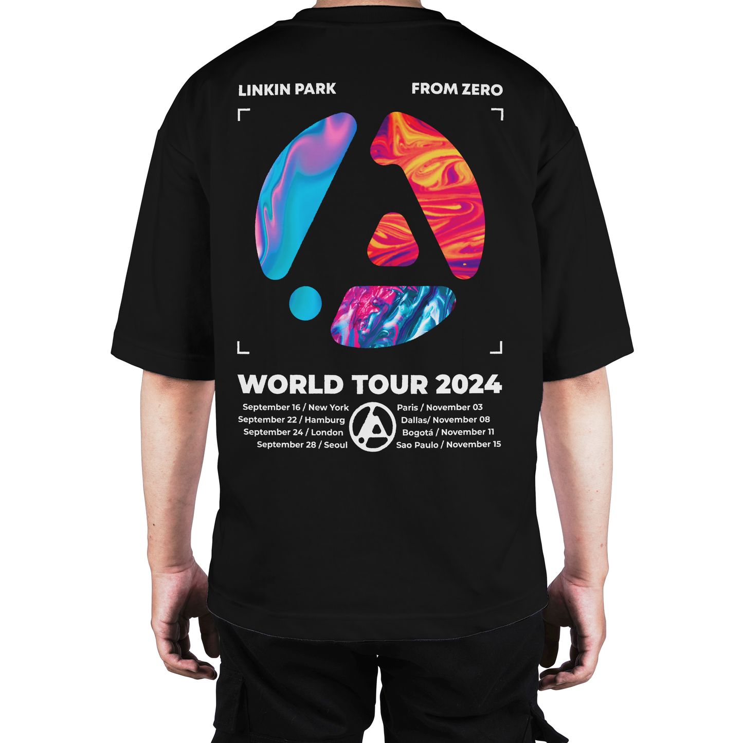 Camiseta Oversize Linkin Park From Zero Tour