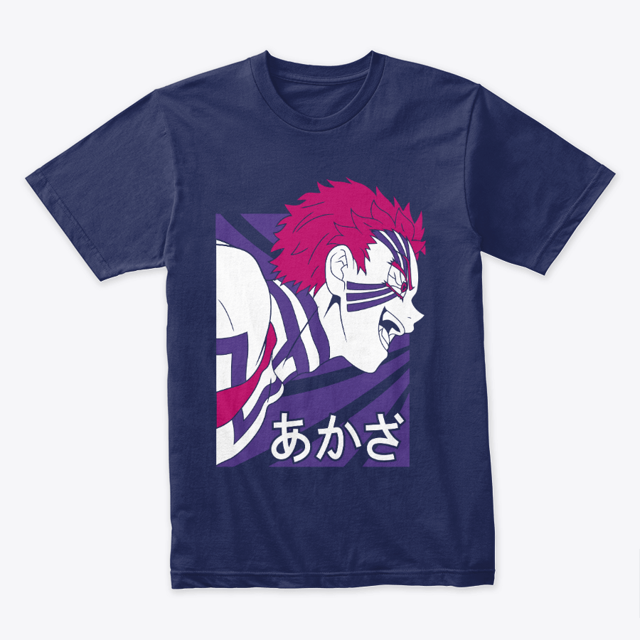 Camiseta Algodon Demon Slayer Akaza Art