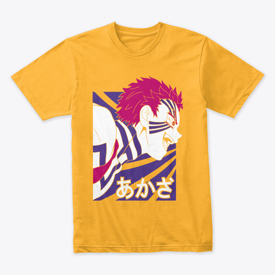 Camiseta Algodon Demon Slayer Akaza Art
