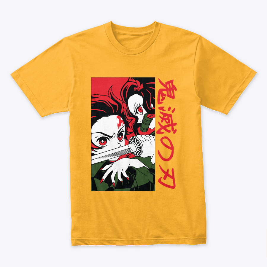 Camiseta Algodon Demon Slayer Poster