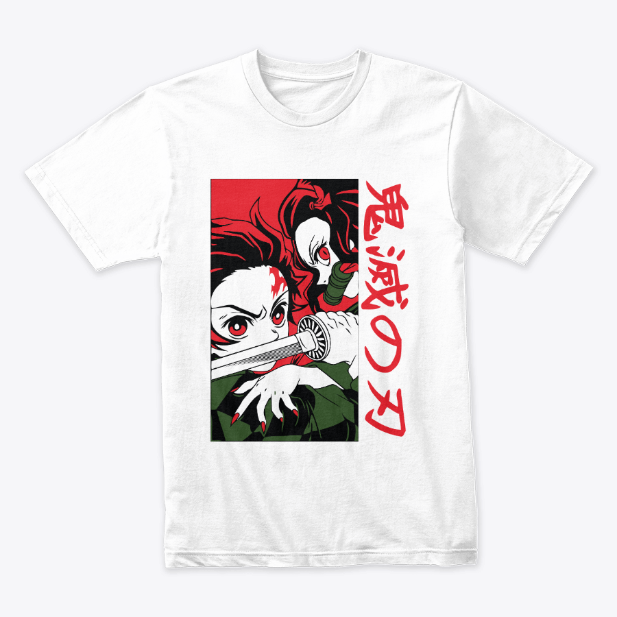 Camiseta Algodon Demon Slayer Poster