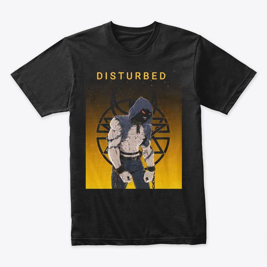 Camiseta Algodon Disturbed Poster Art
