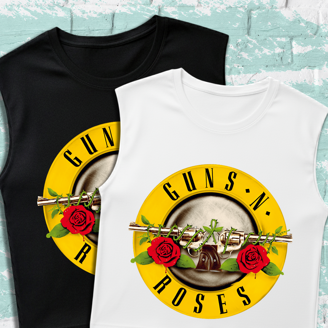 Esqueleto Manga Sisa Desgaste Guns and Roses