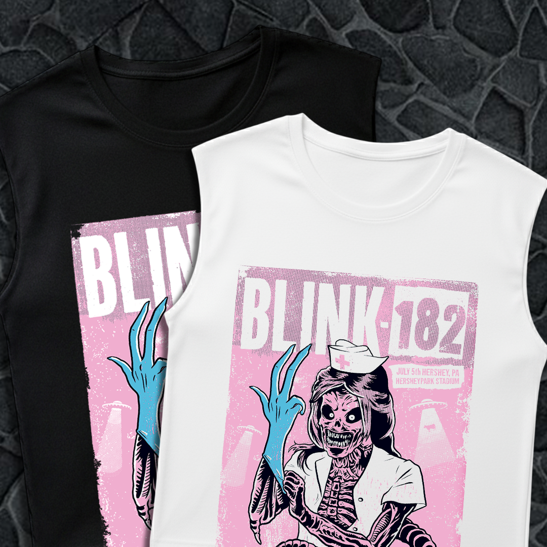 Esqueleto Manga Sisa Blink 182 Concert USA