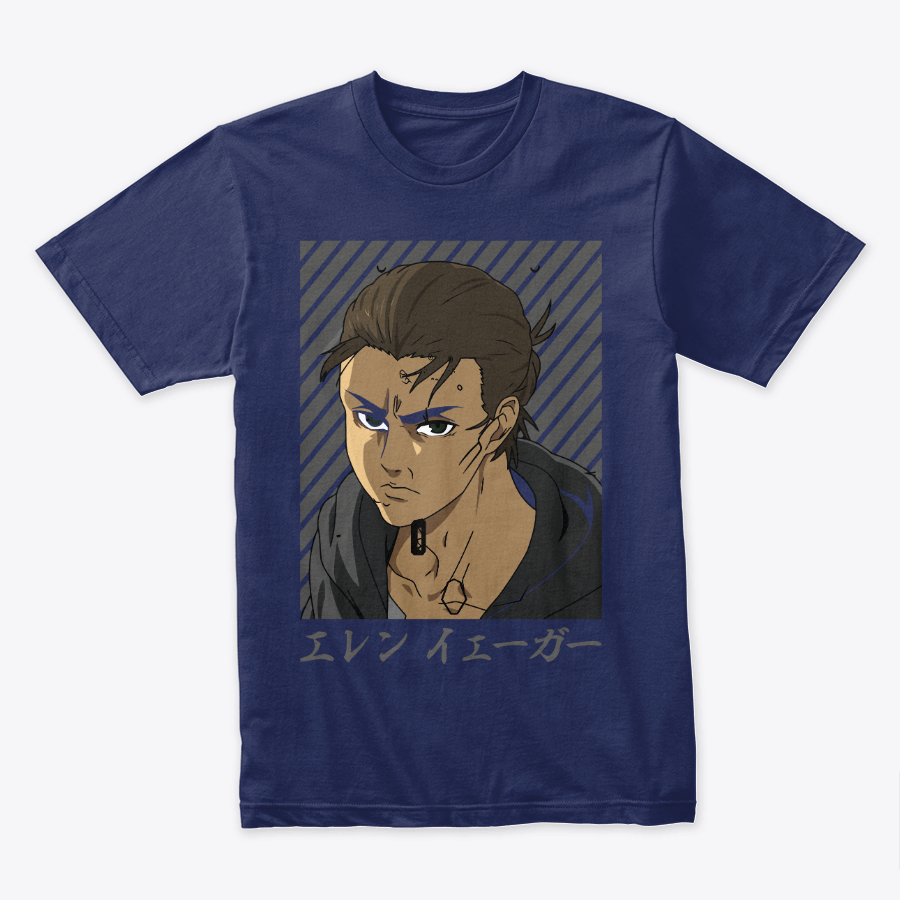 Camiseta Algodon Eren Attack On Titan Face