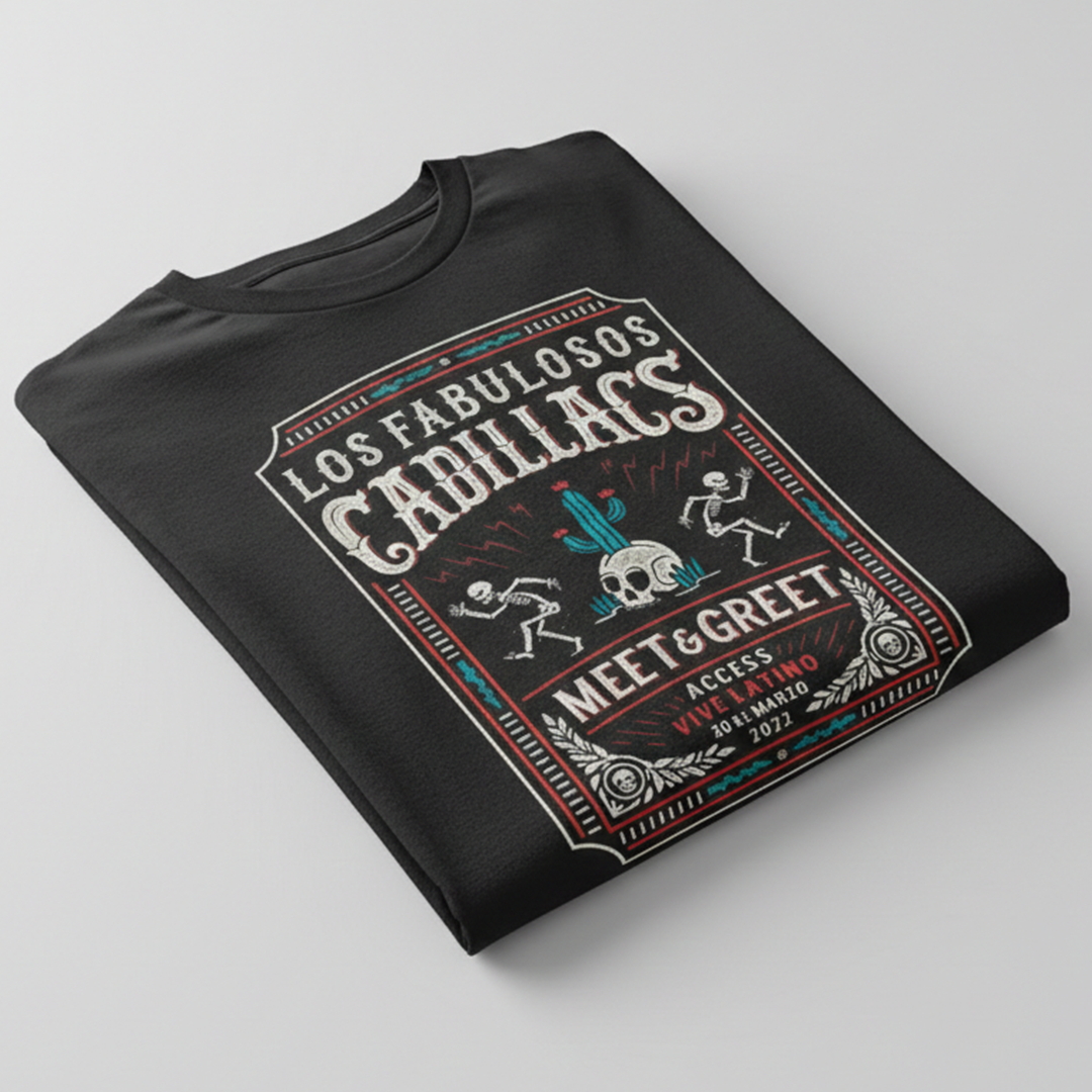 Camiseta Algodon Fabulosos Cadillacs Poster