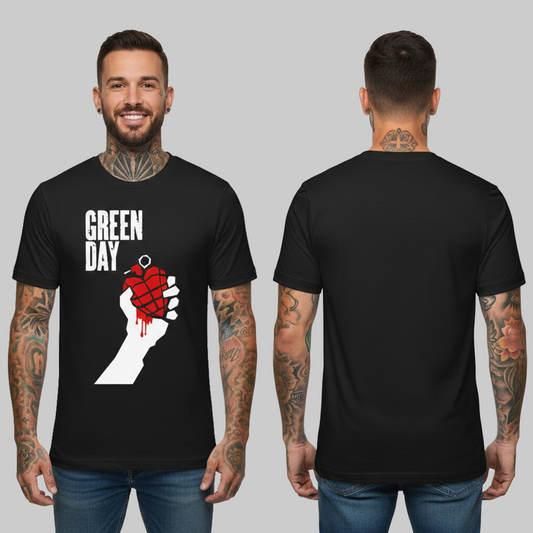 Camiseta Algodon Green Day American Idiot