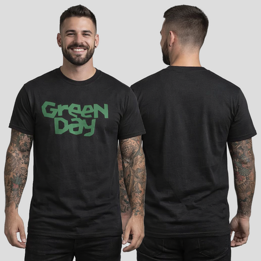 Camiseta Algodon Green Day Logo