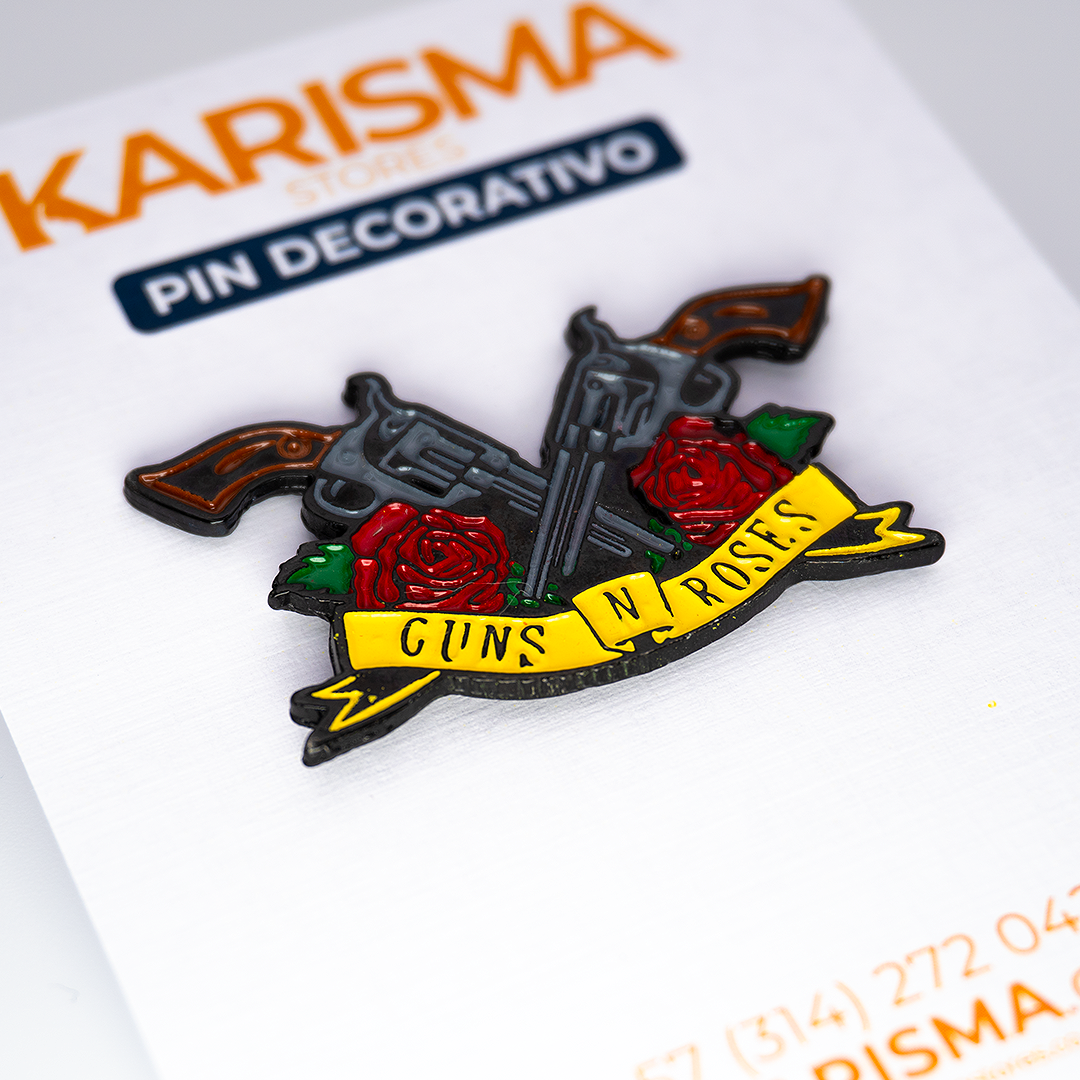 Pin Metálico Rock Guns and Roses