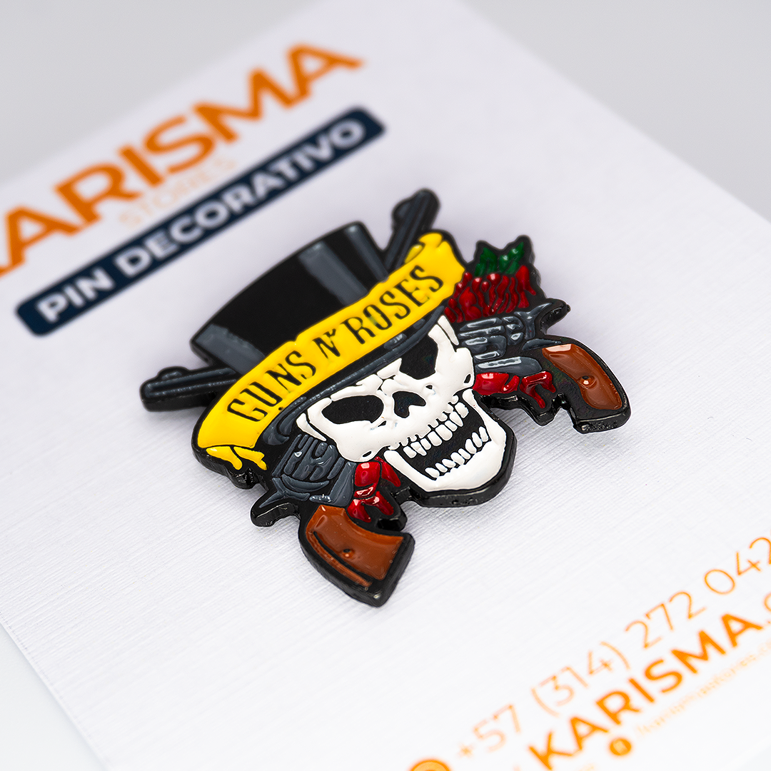 Pin Metálico Rock Guns and Roses