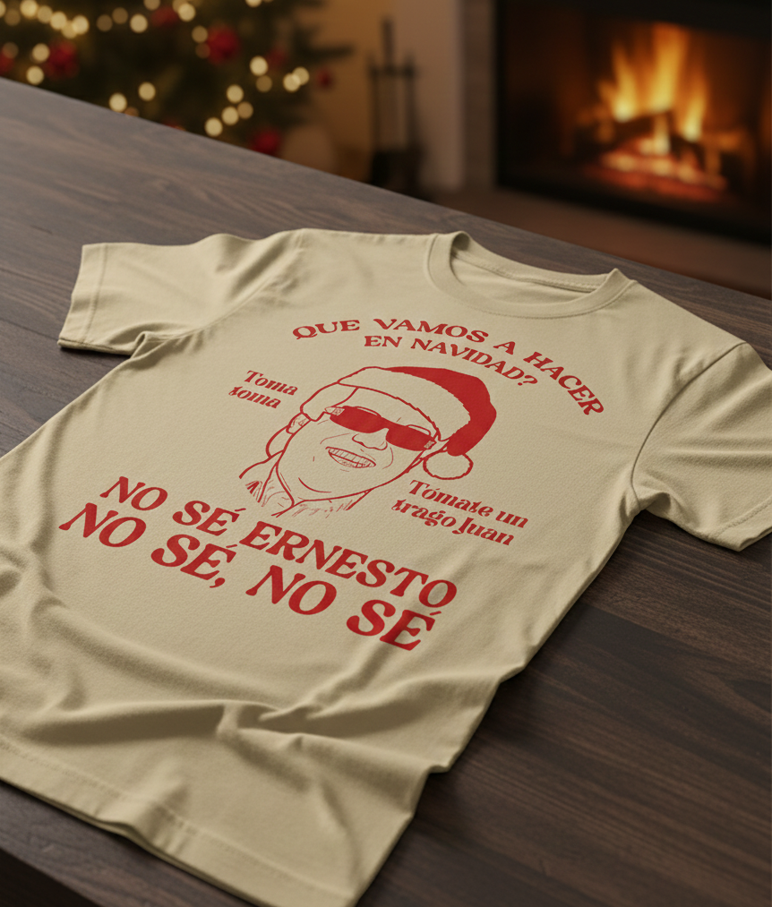 Camiseta Navideña Diomedes Díaz