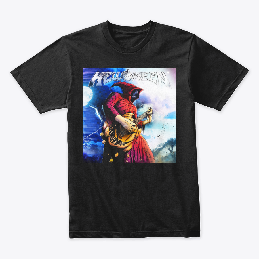 Camiseta Algodon Helloween Cover Poster