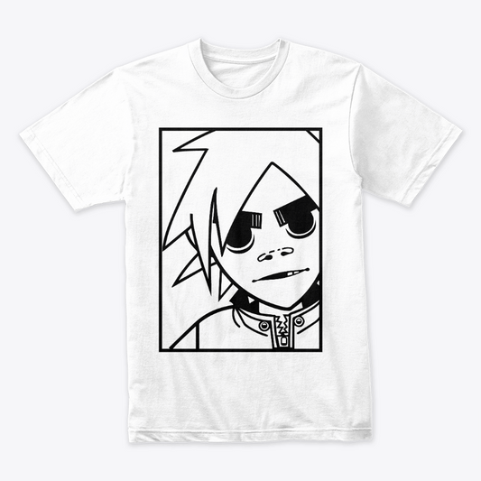 Camiseta Algodón Rock Style Gorillaz