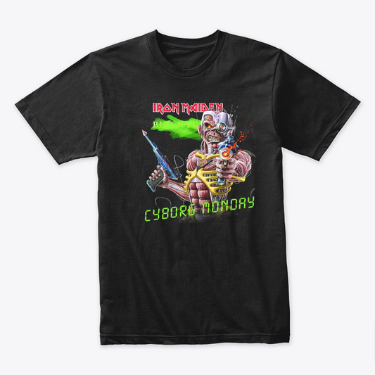 Camiseta Algodon Iron Maiden Cyborg Monday