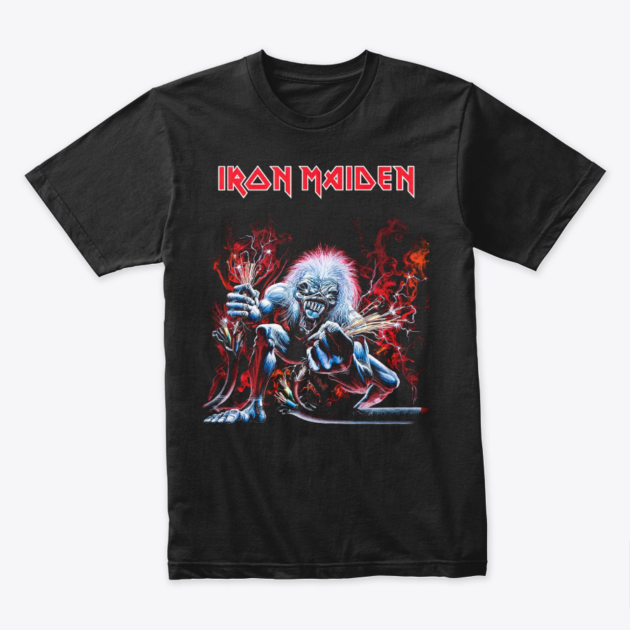 Camiseta Algodon Iron Maiden Monster Art