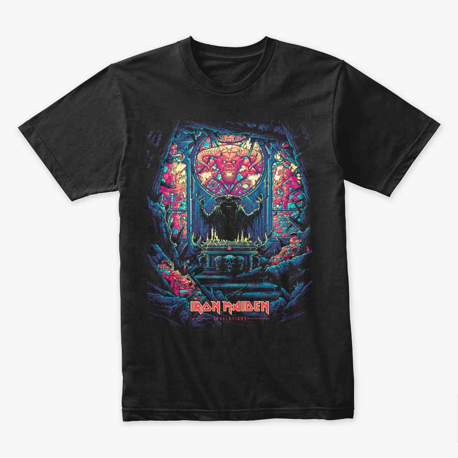 Camiseta Algodon Iron Maiden Revelations Poster