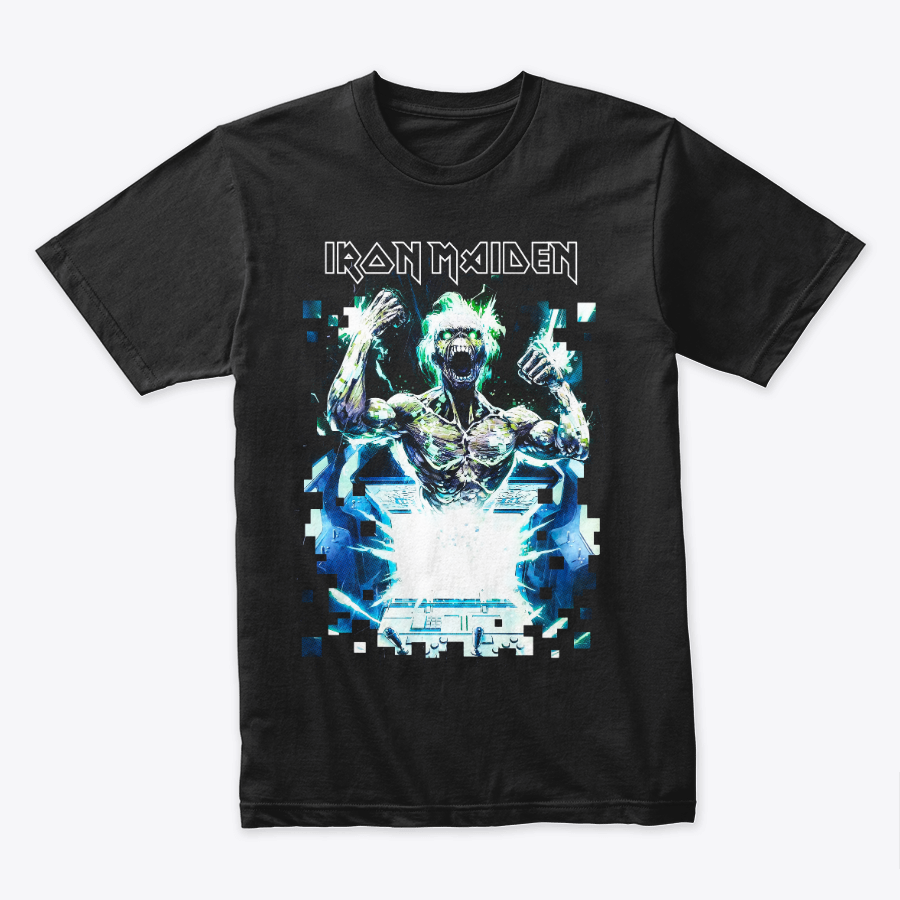 Camiseta Algodon Iron Maiden Speed Of Light Eddie
