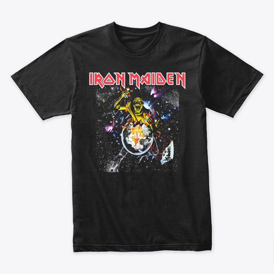 Camiseta Algodon Iron Maiden  World Piece Tour