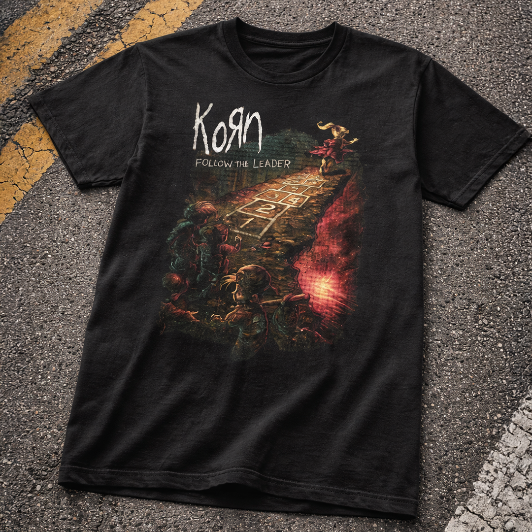 Camiseta Algodon Korn Follow Thew Leader