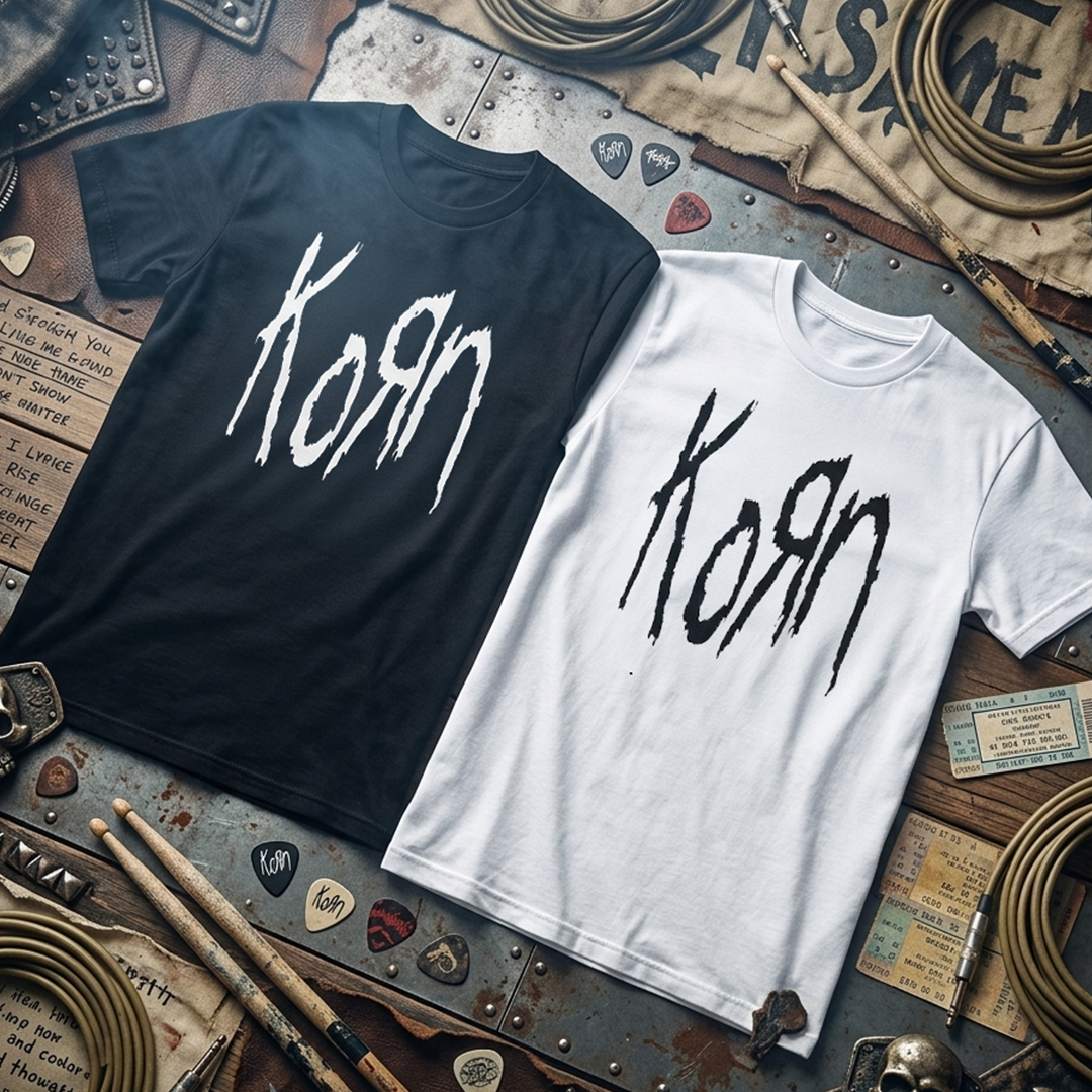Camiseta Algodón Korn Logo