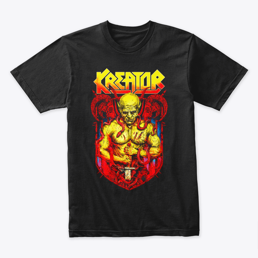 Camiseta Algodon Kreator Snakes