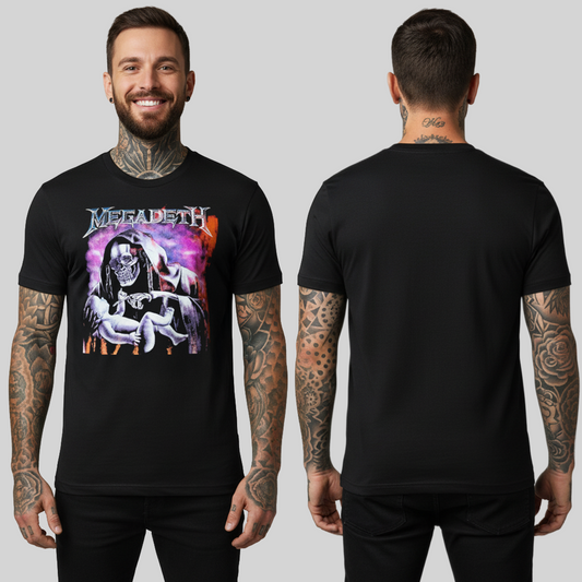 Camiseta Algodon MegaDeth Art Style