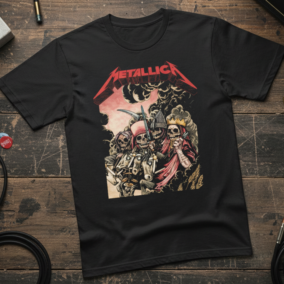 Camiseta Algodon Metallica Four Horsemen