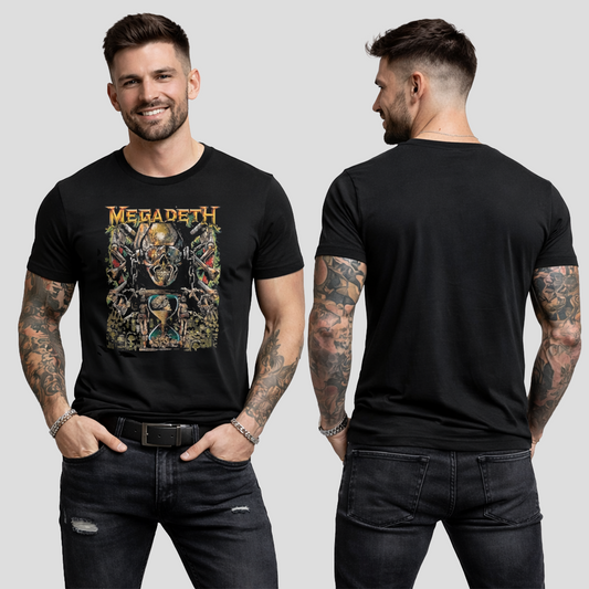 Camiseta Algodon MegaDeth Poster Style
