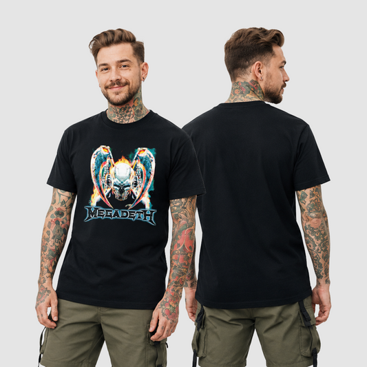 Camiseta Algodon MegaDeth Skull