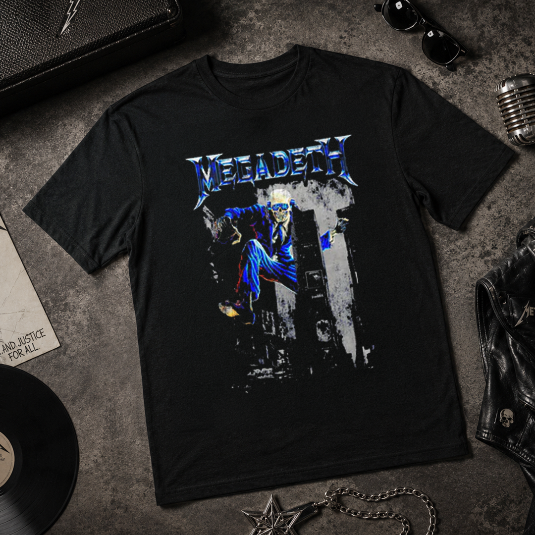 Camiseta Algodon MegaDeth City