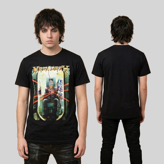 Camiseta Algodon MegaDeth Sacrificio Art