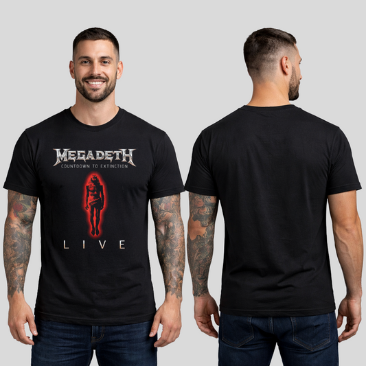 Camiseta Algodon Megadeth live Style