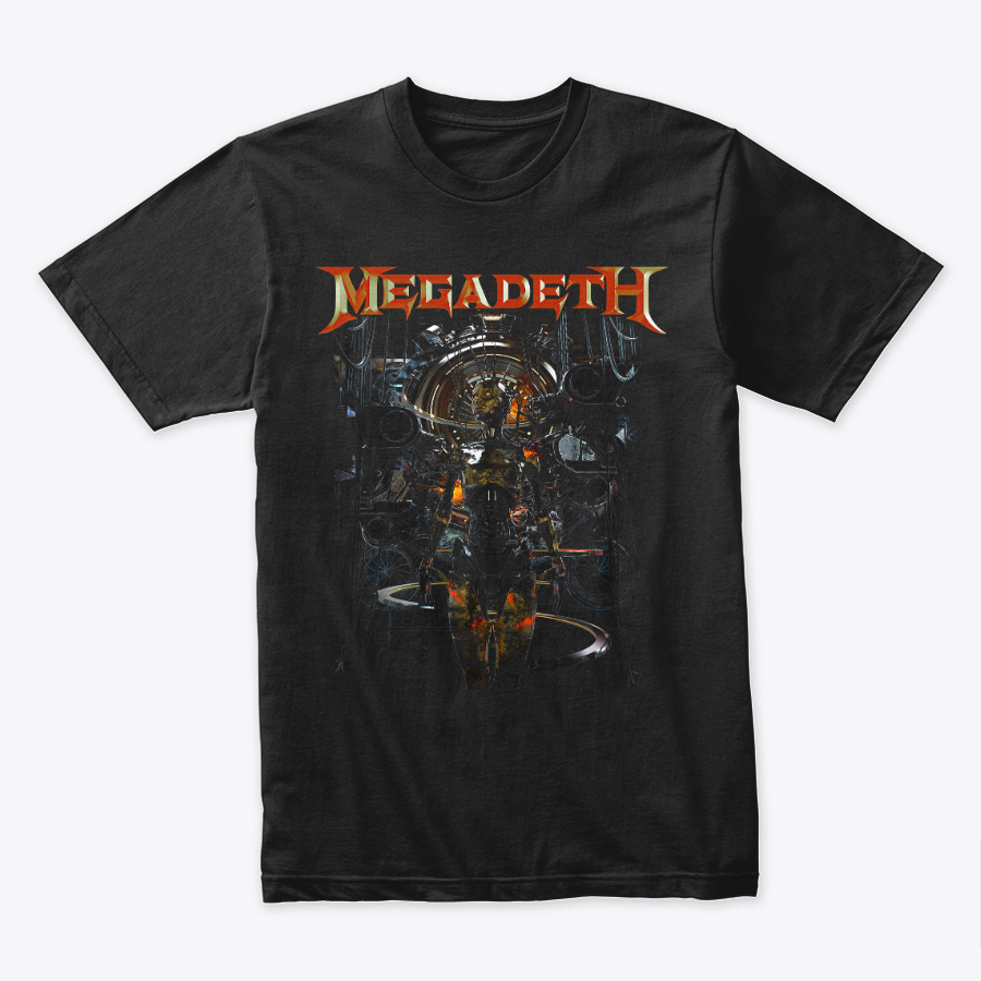 Camiseta Algodon MegaDeth Robot
