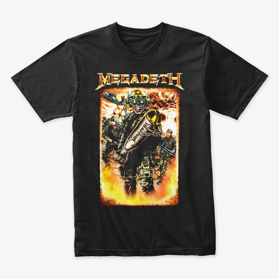 Camiseta Algodon MegaDeth Toxic Poster