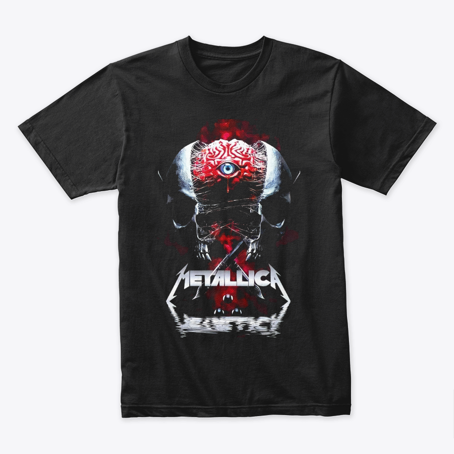 Camiseta Algodon Metallica Brain