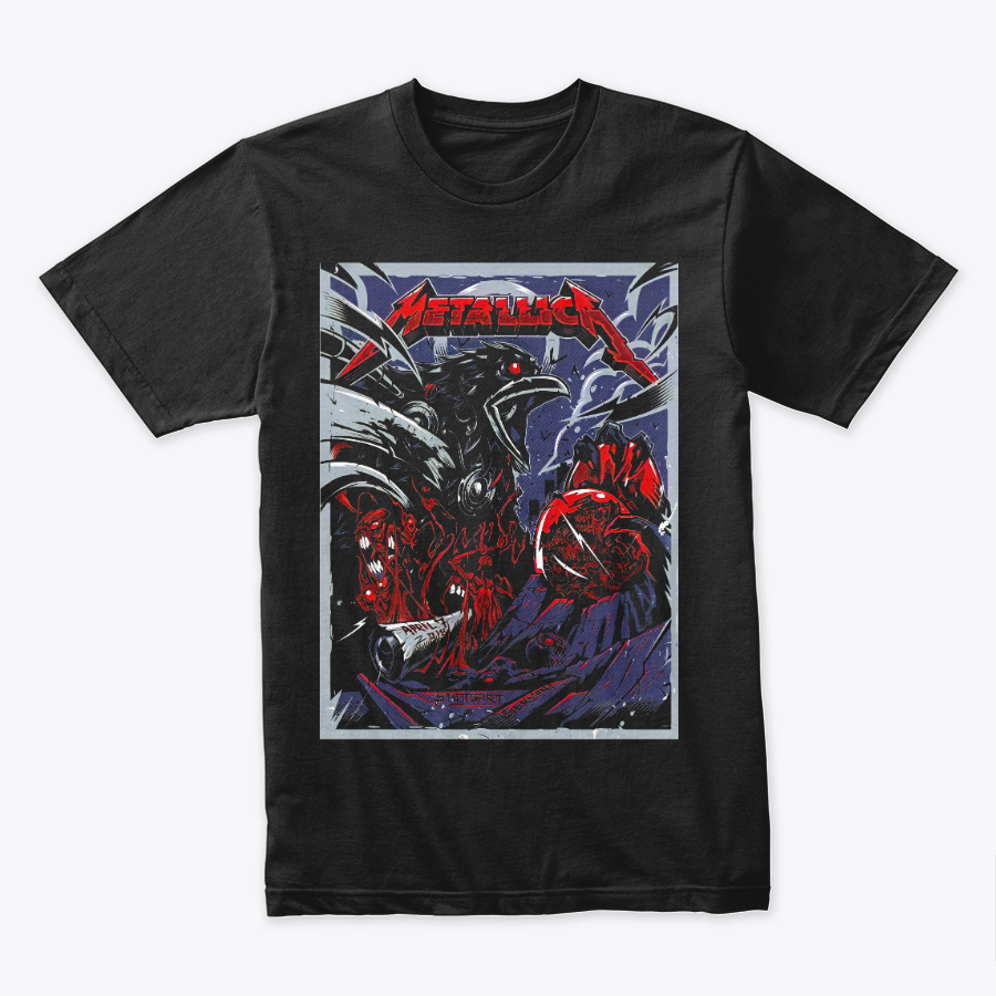 Camiseta Algodon Metallica Eagle Poster 2018