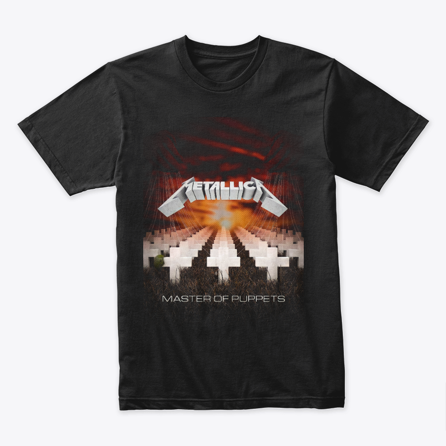 Camiseta Algodon Metallica Master Of Puppets Art
