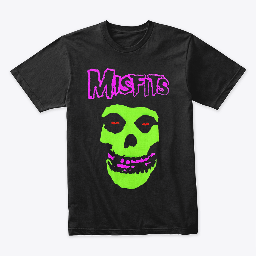 Camiseta Algodon Misfits Face Poster