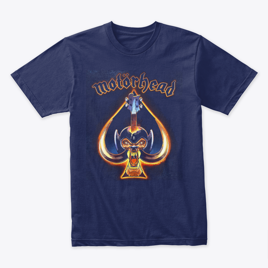 Camiseta Algodon MotorHead Logo Face Art