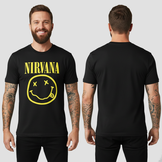 Camiseta Nirvana Logo Extended
