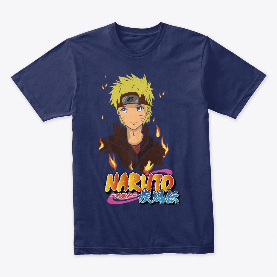 Camiseta Algodon Naruto Uzumaki Adolecente Art