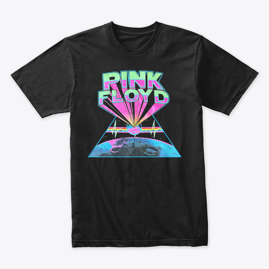Camiseta Algodon Pink Floyd Dark Liquid Blue