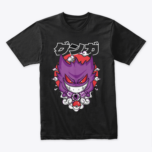 Camiseta Algodon Pokemon Gengar Poster