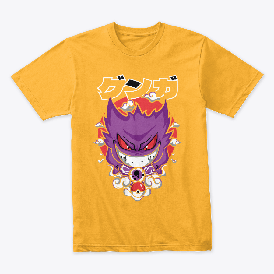 Camiseta Algodon Pokemon Gengar Poster