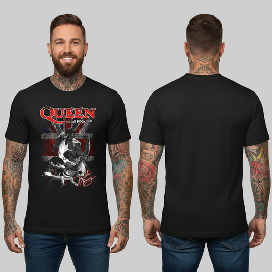 Camiseta Algodon Queen We Will Rock You